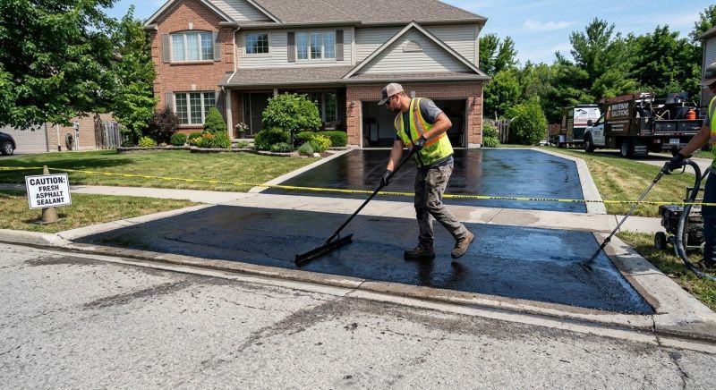 Asphalt Driveway Sealing in Grand Rapids, MI