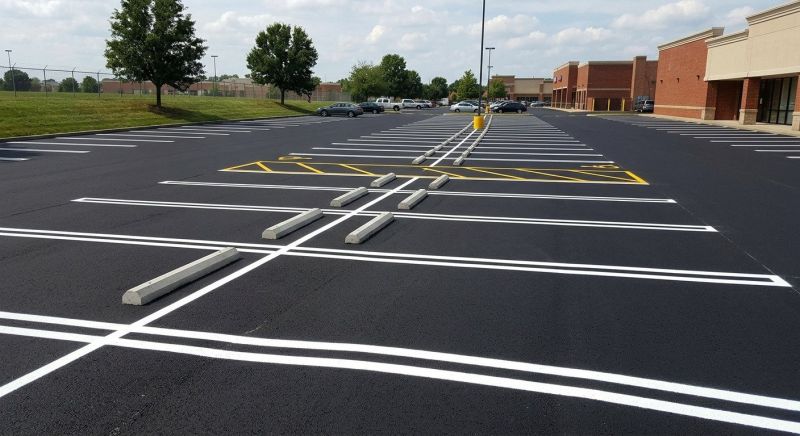 Commercial Asphalt Painting in Suwanee, GA