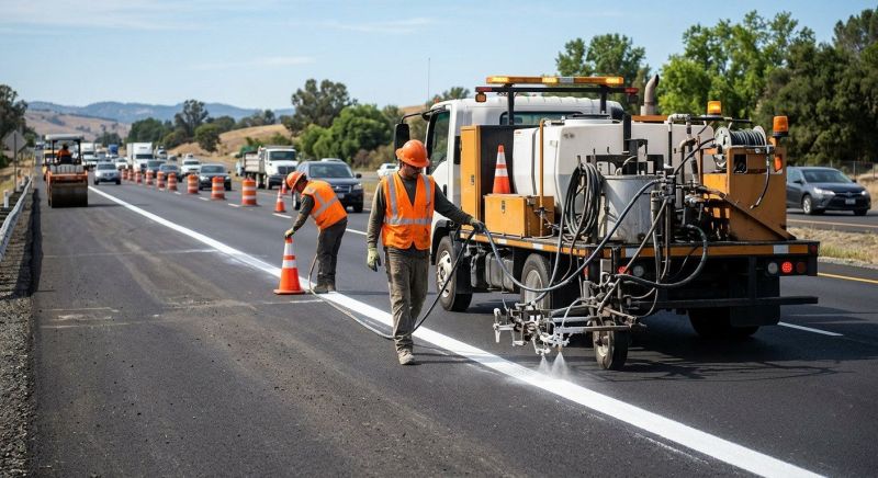 Line Striping Service in Suwanee, GA