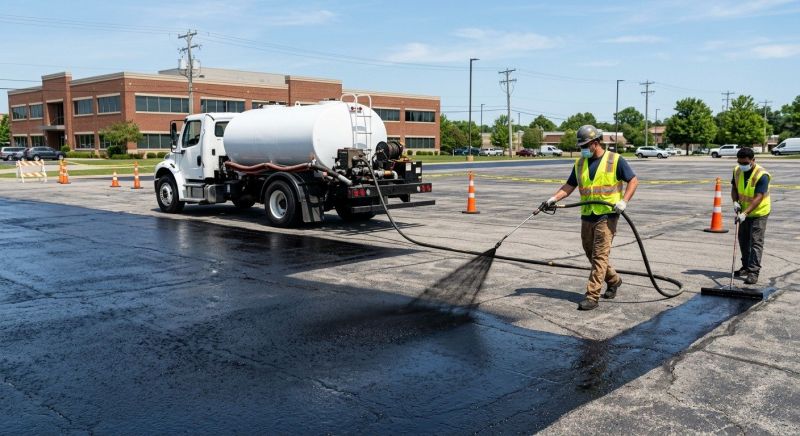 Lot Sealcoating in Greenville, SC