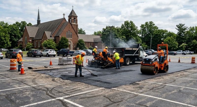 Parking Lot Repair in Los Angeles, CA