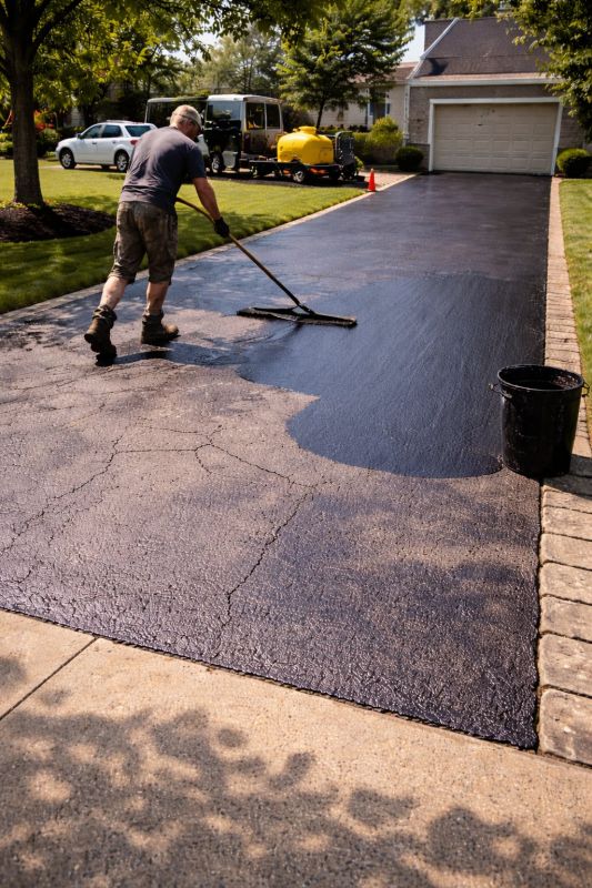 Residential Driveway Sealcoating in Sarasota, FL