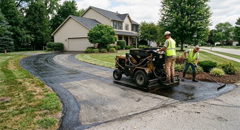 Driveway Slurry Sealing in San Antonio, TX